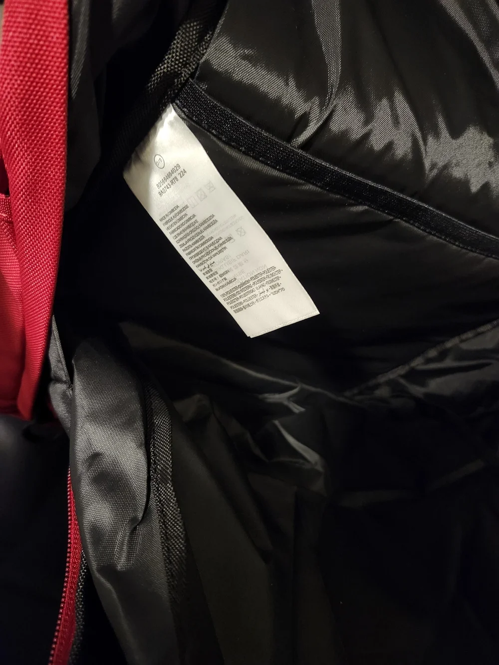 Jordan Red Men's Backpack with Black Jumpman Accent